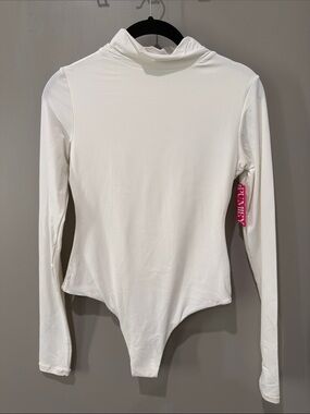 NWT White Long Sleeve Turtleneck Bodysuit